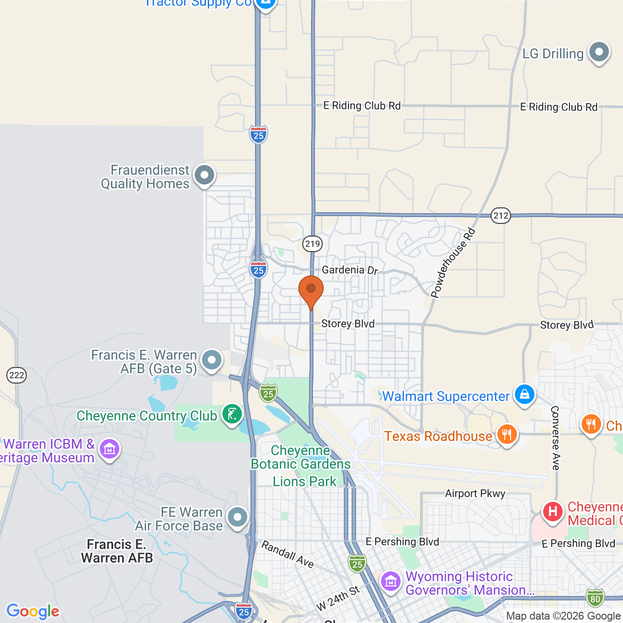 Map showing AgeLess Medical Aesthetics and the surrounding 10-mile area